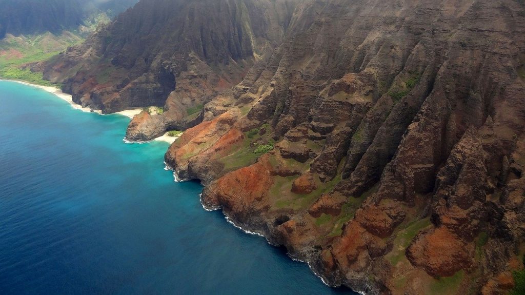 Napali-coast-kauai-helicopter-view